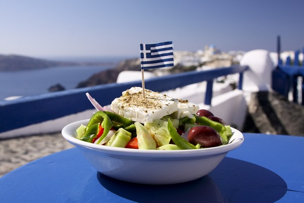 sałatka w Grecji